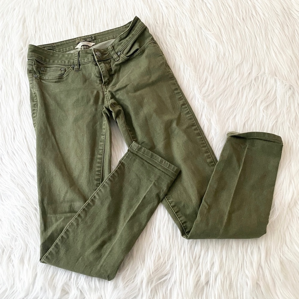 Prana Green Skinny Jean